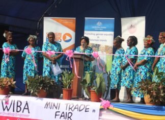 Solomon Islands Women in Business Association Mini Trade Fair Market Opens Today