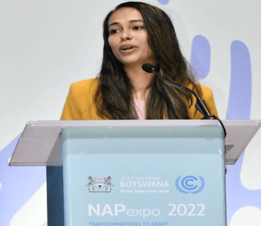 Climate Change Activist Ms. Habu Takes Lead to Raise Pacific Youths Voice at the Global National Adaptation Plan Conference