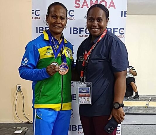 Wini Leads Solomon Islands with Medal Success in Samoa